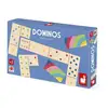 Image de Jeu de dominos en bois Janod 28 pièces couleurs pastel Multicolore - Neuf