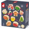 Image de Jouets de ferme Janod - Set de perles en bois pour le potager pour enfants