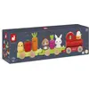 Image de Janod Train de la ferme en bois - Jouets éducatifs animaux de la ferme
