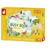 Image de Livre d'activités éducatif Juratoys Busy Book Ferme 22 pages 158 pièces velcro dès 3 ans Multicolore - Neuf