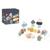 Image de Janod Sweet Cocoon - Set de jouets oiseaux en perles de bois pour enfants