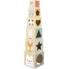 Image de Janod Pure - Tour de blocs en bois - 6dlg.
