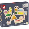 Image de Janod Sensori - Jeu de blocs en bois translucides - 24dlg.