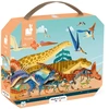 Image de Janod Puzzle - Panorama Dino - 100 pièces - Jouets éducatifs Dinosaures