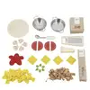 Image de Coffret de Pâtes en Bois et Feutrine - Jeu d'Imitation pour Enfants - Neuf