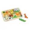 Image de Puzzle en Bois Zoo Chunky - Apprentissage Amusant pour Enfants - Neuf