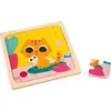 Image de Janod Puzzle en bois Chat Peanut - Jouet éducatif bois