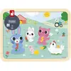 Image de Janod Puzzle en bois La ferme - Jouet éducatif 24 pièces pour enfants