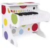 Image de Janod - My First Confetti Piano électronique en bois, instrument de musique pour enfants, imitation de jouet et jouet d'éveil musical, dès 3 ans, J07618