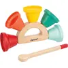 Image de Janod Gioia - Jouet musical cloches bois métal enfants