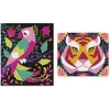 Image de Janod 2 tableaux fils tendus animaux de la jungle