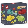 Image de Janod Bois Jeu de couleurs Baleine - Jouet éducatif de motricité pour enfants