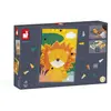 Image de Jouets éducatifs Janod mosaïque en bois - ensemble de mosaïques colorées pour enfants