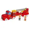 Image de Janod Camion de pompiers - Jouets en bois avec pompiers