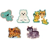Image de Janod WWF Puzzle Set Animaux - Jouets éducatifs 5 niveaux