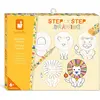 Image de Janod Atelier - Set de dessin créatif animaux - Apprendre à dessiner pas à pas
