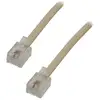 Image de MCL Cable Modem RJ11 6P/4C 3m Ivoire - Neuf