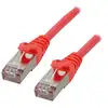 Image de MCL Cable RJ45 Cat6 0.5m Red câble de réseau Rouge 0,5 m F/UTP (FTP) - Neuf