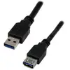 Image de MCL USB 3.0, M/FM, 3m câble USB USB 3.2 Gen 1 (3.1 Gen 1) USB A Noir - Neuf