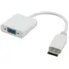 Image de MCL CG-294C câble vidéo et adaptateur 0,2 m VGA (D-Sub) DisplayPort Blanc - Neuf