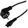 Image de MCL Power Cord Terre Black 2.0m Noir 2 m Prise d'alimentation type F Coupleur C5 - Neuf