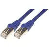 Image de MCL Câble réseau RJ45 100% cuivre CAT 6 F/UTP - 1m Bleu - Neuf
