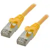 Image de MCL Cable RJ45 Cat6 3.0 m Yellow câble de réseau Jaune 3 m F/UTP (FTP) - Neuf