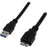 Image de MCL 1.8m USB3.0 câble USB 1,8 m Micro-USB B USB A Noir - Neuf