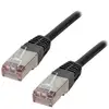 Image de MCL Cable RJ45 Cat5E 2.0 m Black câble de réseau Noir 2 m F/UTP (FTP) - Neuf
