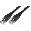 Image de MCL Cordon ethernet categorie 6 non blinde 3m, noir câble de réseau Cat6 U/UTP (UTP) - Neuf