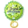 Image de Pinata Mojito Joyeux Anniversaire 31cm verte