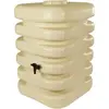 Image de Baril d'eau de pluie - BELLI - Cubique - 350 litres - Beige - Polyéthylène - 60 x 60 x 120 cm