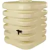 Image de Bellijardin - Récupérateur D'Eau De Pluie Cubique 1000 L + Kit Raccord Chéneau - Beige
