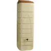 Image de Récupérateur D'Eau De Pluie Mural 650 Litres   Couleur Beige   Hauteur 200 Cm   Dimensions 60 X 60 Cm   Couvercle Inclus   Bellijardin