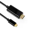 Image de DLH DY-TU4662B câble vidéo et adaptateur 2 m USB Type-C HDMI Noir - Neuf