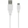 Image de DLH Cable USB-A vers micro USB blanc 1m - Neuf
