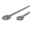 Image de Dlh - Câble Usb - 24 Pin Usb-c (m) Pour Micro-usb De Type B (m) - Usb 3.1 - 3 A - 1 M - Noir