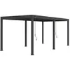 Image de Pergola bioclimatique autoportante anthracite - 300 x 600 x H. 258 cm