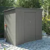 Image de La Maison Du Jardin - Abri De Jardin En Métal   Mj Monopente - 2,4 M² - Anthracite