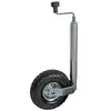 Image de Spotlight - Roue Jockey Remorque Diamètre 48mm Avec Manivelle - Acier Galvanisé - Roue Jockey Gonflable 255mm - Charge Maximum S