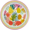 Image de Paquet de 6 Assiettes Tropical Summer 23cm