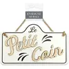Image de Plaque en bois LE PETIT COIN 19,5cm