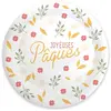 Image de Paquet de 6 Assiettes Joyeuses PÃ¢ques Ã¸ 23cm