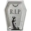 Image de Paquet de 6 Assiettes Pierre tombale HALLOWEEN 21cm
