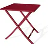 Image de Table de jardin carrée pliante en aluminium