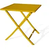 Image de Table de jardin carrée pliante en aluminium