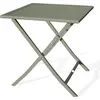 Image de Table de jardin pliante carré de couleur vert pour 2 personnes