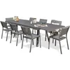 Image de Dcb Garden - Stockholm - Ensemble Repas De Jardin 8 Places En Aluminium