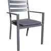 Image de Fauteuil de jardin empilable en aluminium