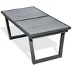Image de Table de jardin 10 places en aluminium et plateau céramique